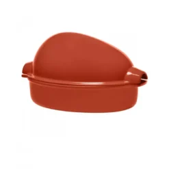 Petite Brique à Rôtir Plat à Poulet Emile HENRY Rouge Grand Cru