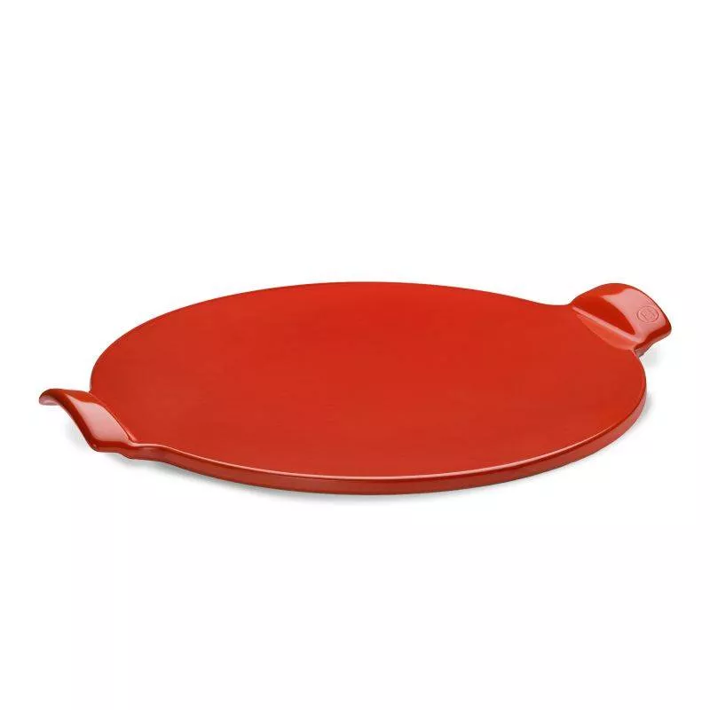 PIZZA Stone 36cm Four BBQ Emile HENRY Fond Lisse Rouge Coquelicot 1 PIZZA Stone 36cm Four BBQ Emile HENRY Fond Lisse Rouge Coquelicot