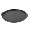 PIZZA Stone 37cm Emile HENRY Fond Rainuré Noir Fusain