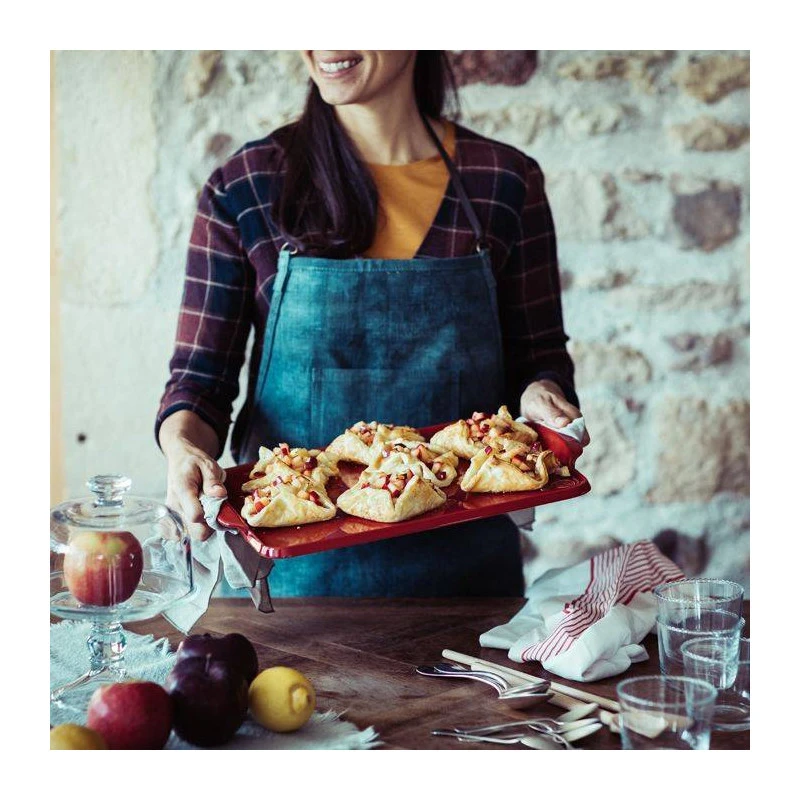 Planche à Four Rectangulaire 39 X 31 Emile HENRY Rouge Grand Cru 6 Planche à Four Rectangulaire 39 X 31 Emile HENRY Rouge Grand Cru – Image 6