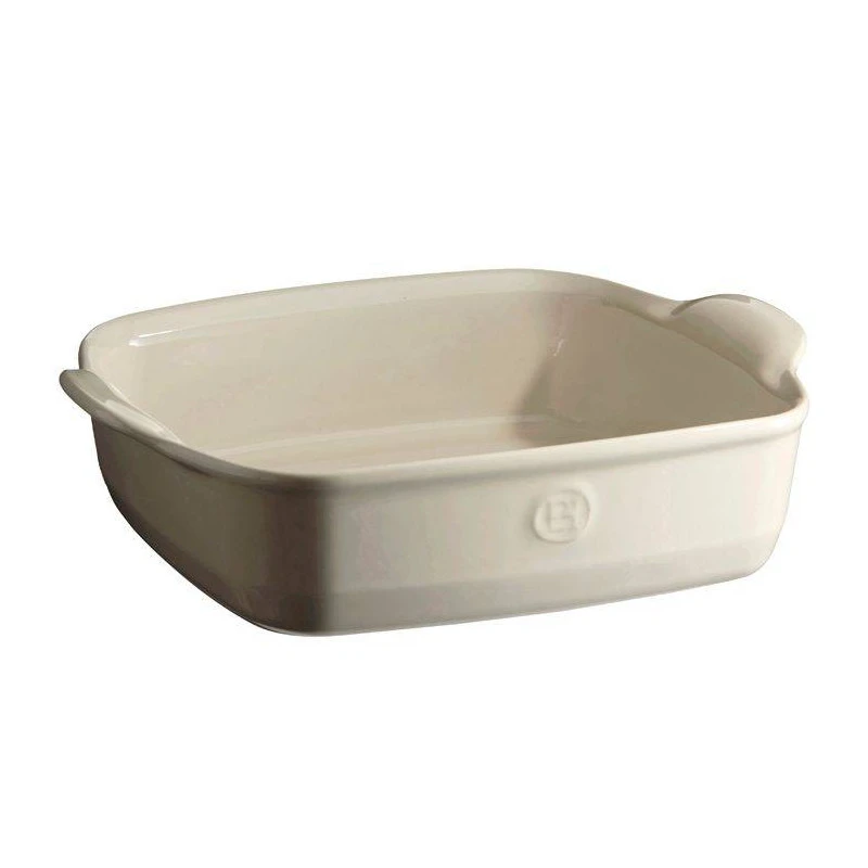Plat à Four En Céramique Carré 28 X 23 Emile HENRY Blanc Argile 1 Plat à Four En Céramique Carré 28 X 23 Emile HENRY Blanc Argile