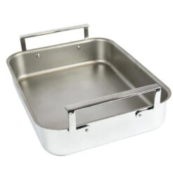 Plat à Four Plaque à Rôtir à Anses Larges + Grille Rectangle Trilaminé Inox Induction CRISTEL 40 Cm 12 Plat à Four Plaque à Rôtir à Anses Larges + Grille Rectangle Trilaminé Inox Induction CRISTEL 40 Cm -BEKA Soldes Magasin plat a four plaque a rotir a anses larges grille rectangle trilamine inox induction cristel 40 cm 2