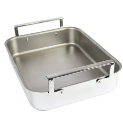 Plat à Four Plaque à Rôtir à Anses Larges Inox Induction CRISTEL 40 Cm -BEKA Soldes Magasin plat a four plaque a rotir a anses larges inox induction cristel 40 cm p 4