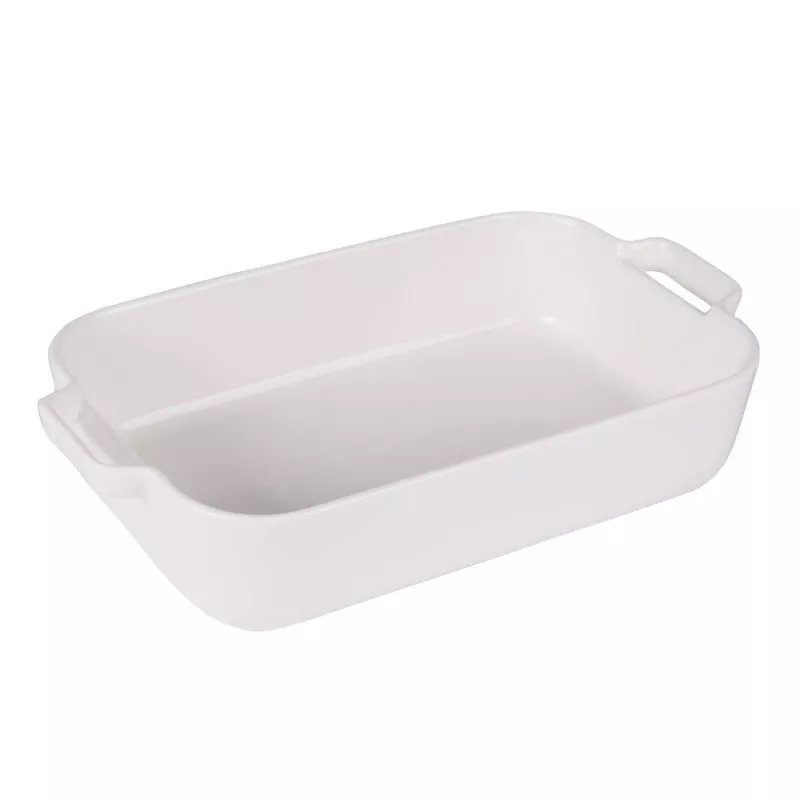 Plat à Four Rectangulaire Porcelaine Blanche 30.2x17.6x6.5 1 Plat à Four Rectangulaire Porcelaine Blanche 30.2x17.6x6.5