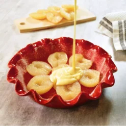 Plat à Tarte Clafoutis COROLLE D27 Cm Argile Emile HENRY -BEKA Soldes Magasin plat a tarte clafoutis corolle d27 cm argile emile henry p 7