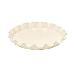 Plat à Tarte COROLLE D33 Cm Argile Emile HENRY