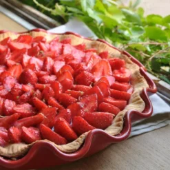 Plat à Tarte COROLLE D33 Cm Grand Cru Emile HENRY -BEKA Soldes Magasin plat a tarte corolle d33 cm grand cru emile henry p 4