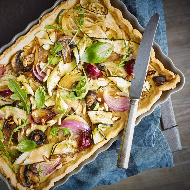 Plat à Tarte Tourtière Rectangulaire Emile HENRY Bleu Belle-Ile 12 Plat à Tarte Tourtière Rectangulaire Emile HENRY Bleu Belle-Ile – Image 12