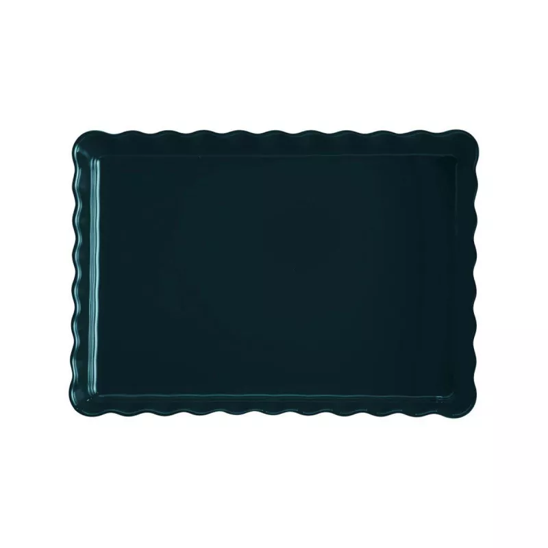 Plat à Tarte Tourtière Rectangulaire Emile HENRY Bleu Belle-Ile 3 Plat à Tarte Tourtière Rectangulaire Emile HENRY Bleu Belle-Ile – Image 3