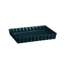 Plat à Tarte Tourtière Rectangulaire Emile HENRY Bleu Belle-Ile
