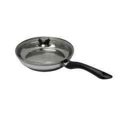 Poêle Haute Sauteuse + Couvercle Inox D28