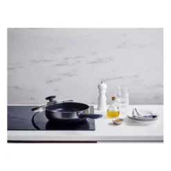 PRO INDUC Sauteuse Corps Alu ép 3mm Revêtement Céramique Induction + Couvercle BEKA D24 -BEKA Soldes Magasin pro induc sauteuse corps alu ep 3mm revetu induction couvercle beka d24 2