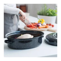 ROASTY´COOK DAUBIERE Rôtissoire Ovale Acier Emaillé BEKA NOIR D42 -BEKA Soldes Magasin roastycook daubiere rotissoire ovale acier emaille beka noir d42 11