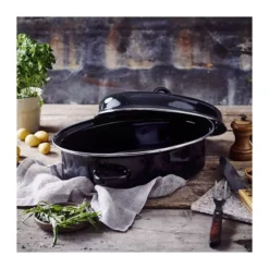 ROASTY´COOK DAUBIERE Rôtissoire Ovale Acier Emaillé BEKA NOIR D42 -BEKA Soldes Magasin roastycook daubiere rotissoire ovale acier emaille beka noir d42 6