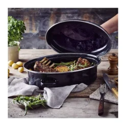 ROASTY´COOK DAUBIERE Rôtissoire Ovale Acier Emaillé BEKA NOIR D42 -BEKA Soldes Magasin roastycook daubiere rotissoire ovale acier emaille beka noir d42 7