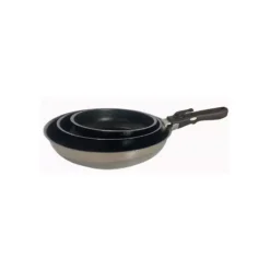 Série De 3 Poêles Revêtement Anti-adhérent Amovible Induction BAUMALU D20 24 28 -BEKA Soldes Magasin serie de 3 poeles revetement anti adherent amovible induction baumalu d20 24 28 4