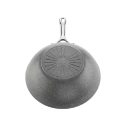 SALINA Wok Revêtement Céramique Céraforce Titanium D30 Cm BALLARINI -BEKA Soldes Magasin set de poeles 3pcs revetement ceramique d24 et d28 avec poignee amovible ballarini p 25