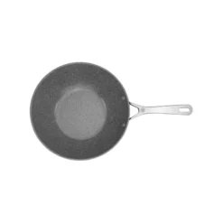 SALINA Wok Revêtement Céramique Céraforce Titanium D30 Cm BALLARINI -BEKA Soldes Magasin set de poeles 3pcs revetement ceramique d24 et d28 avec poignee amovible ballarini p 26