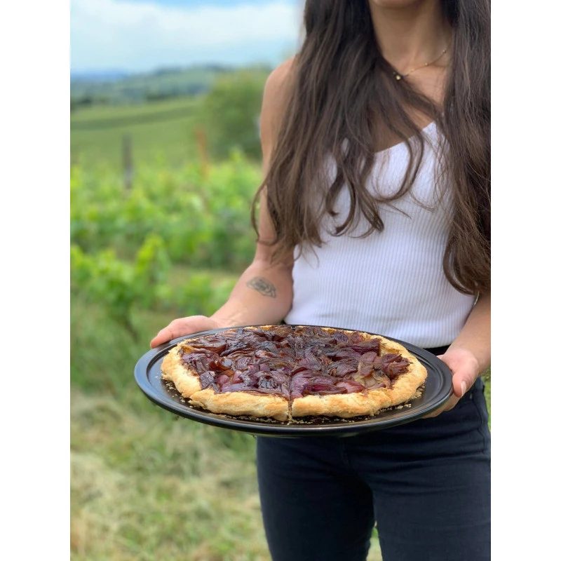 TATIN + Plat D28 Céramique Flame Emile HENRY Noir Fusain 8 TATIN + Plat D28 Céramique Flame Emile HENRY Noir Fusain – Image 8