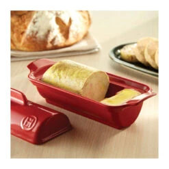 Terrine Foie Gras Façon Médaillon Emile HENRY Rouge Grand Cru