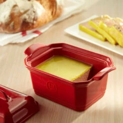 Terrine Foie Gras + Presse Emile HENRY Blanc Farine -BEKA Soldes Magasin terrine foie gras presse emile henry blanc farine 3