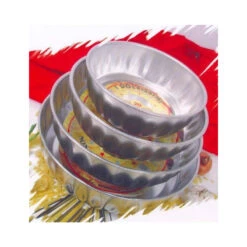 Tourtière Inox Anti Adhérent D24