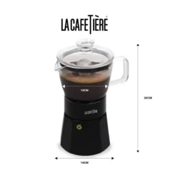 VERONA Cafetière Italienne En Aluminium La Cafetière Kitchen Craft 6 Tasses Noir -BEKA Soldes Magasin verona cafetiere italienne en aluminium la cafetiere kitchen craft 6 tasses noir 11