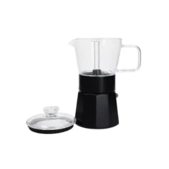 VERONA Cafetière Italienne En Aluminium La Cafetière Kitchen Craft 6 Tasses Noir -BEKA Soldes Magasin verona cafetiere italienne en aluminium la cafetiere kitchen craft 6 tasses noir 8
