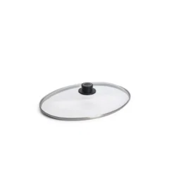 WOLL Couvercle Oval En Verre De Sécurité 38x28 Cm